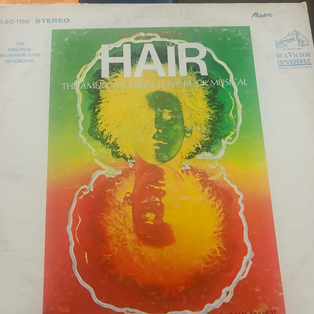 Vintage Hair Vinyl LP 1970’s